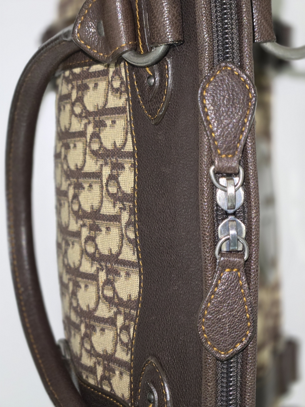 Dior Brown Monogram Tote Bag - Picture 5 of 16